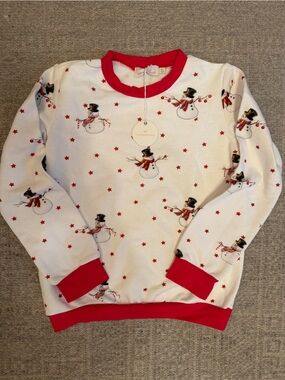 NWT Sal & Pimenta girls snowman sweatshirt size 12 holiday